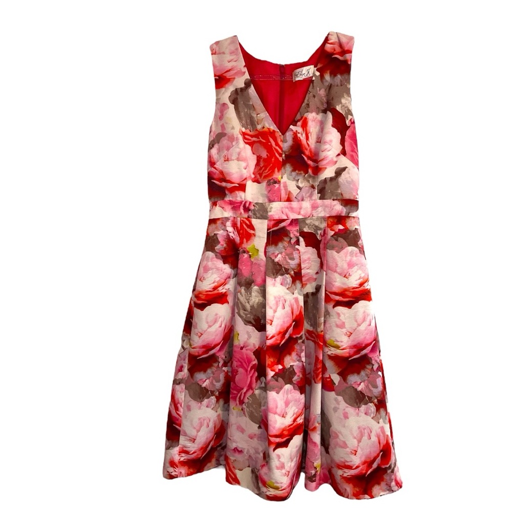 Eliza J Floral Print Cocktail Dress
